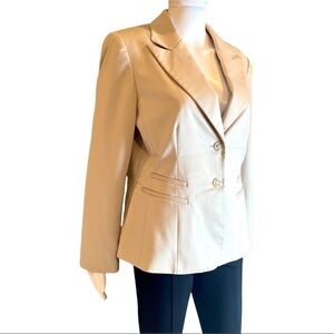 Alex Marie tan khaki suit blazer size 10P